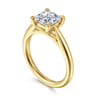Bambi - 14K Yellow Gold Princess Cut Diamond Engagement Ring