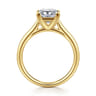 Bena - 14K Yellow Gold Princess Cut Solitaire Diamond Engagement Ring