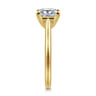 Bena - 14K Yellow Gold Princess Cut Solitaire Diamond Engagement Ring