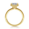 Linen - 14K Yellow Gold Princess Cut Diamond Engagement Ring