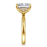 Peace - 14K Yellow Gold Radiant Diamond and Engagement Ring - 0.07 ct