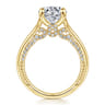 Gia - 14K Yellow Gold Round Diamond Engagement Ring - 0.25 ct