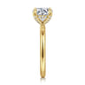 Daniele - 14K Yellow Gold Round Solitaire Diamond Engagement Ring - 0.14 ct