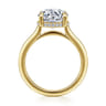 Aldon - 14K Yellow Gold Round Diamond Engagement Ring - 0.14 ct