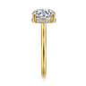 Aldon - 14K Yellow Gold Round Diamond Engagement Ring - 0.14 ct