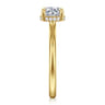 Aldon - 14K Yellow Gold Round Diamond Engagement Ring - 0.07 ct