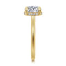 Aldon - 14K Yellow Gold Round Diamond Engagement Ring - 0.1 ct