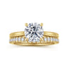 Badia - 14K Yellow Gold Round Solitaire Diamond Engagement Ring - 0.06 ct