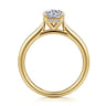Azucena - 14K Yellow Gold Round Solitaire Diamond Engagement Ring - 0.05 ct