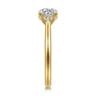 Azucena - 14K Yellow Gold Round Solitaire Diamond Engagement Ring - 0.05 ct