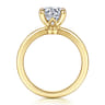 Ali - 14K Yellow Gold Round Diamond Engagement Ring