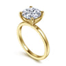 Paula - 14K Yellow Gold Round Diamond Engagement Ring