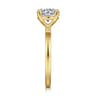 Paula - 14K Yellow Gold Round Diamond Engagement Ring