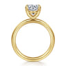 Lark - 14K Yellow Gold Round Solitaire Engagement Ring
