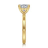 Lark - 14K Yellow Gold Round Solitaire Engagement Ring