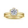 Kamera - 14K Yellow Gold Round Solitaire Engagement Ring
