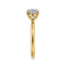 Bambi - 14K Yellow Gold Round Solitaire Diamond Engagement Ring