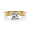 Bambi - 14K Yellow Gold Round Engagement Ring
