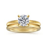 Bambi - 14K Yellow Gold Round Engagement Ring