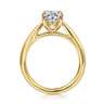 Bambi - 14K Yellow Gold Round Solitaire Diamond Engagement Ring