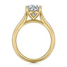 Bravo - 14K Yellow Gold Round Solitaire Diamond Engagement Ring