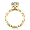 Tiana - 14K Yellow Gold Round Solitaire Diamond Engagement Ring