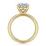 Unite - 14K Yellow Gold Round Solitaire Diamond Engagement Ring