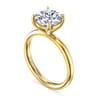 Unite - 14K Yellow Gold Round Solitaire Diamond Engagement Ring