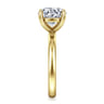 Unite - 14K Yellow Gold Round Solitaire Diamond Engagement Ring