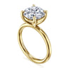 Unite - 14K Yellow Gold Round Solitaire Diamond Engagement Ring