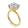 Unite - 14K Yellow Gold Round Solitaire Diamond Engagement Ring