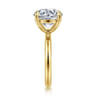 Unite - 14K Yellow Gold Round Solitaire Diamond Engagement Ring