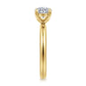 Unite - 14K Yellow Gold Round Solitaire Diamond Engagement Ring