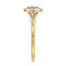 Kaya - 14K Yellow Gold Bezel Set Round Solitaire Diamond Engagement Ring