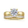 Jamie - 14K Yellow Gold Round Diamond Engagement Ring