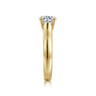 Helen - 14K Yellow Gold Round Diamond Engagement Ring