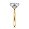 Lark - 14K White Yellow Gold Oval Solitaire Engagement Ring