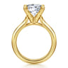 Ellis - 14K White-Yellow Gold Round Diamond Engagement Ring