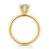 Cari - 18K Yellow Gold Marquise Diamond Engagement Ring - 0.06 ct