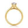 Azucena - 18K Yellow Gold Pear Shape Solitaire Diamond Engagement Ring - 0.05 ct
