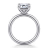 Lark - Platinum Emerald Cut Solitaire Engagement Ring