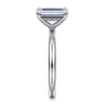 Lark - Platinum Emerald Cut Solitaire Engagement Ring