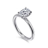 Lark - Platinum Oval Solitaire Engagement Ring