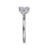 Lark - Platinum Oval Solitaire Engagement Ring