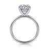 Elia - Platinum Solitaire Round Diamond Engagement Ring - 0.06 ct