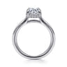 Aldon - Platinum Round Diamond Engagement Ring - 0.08 ct