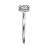 Aldon - Platinum Round Diamond Engagement Ring - 0.08 ct