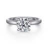 Sandi - Platinum Round Diamond Engagement Ring - 0.1 ct