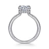 Sandi - Platinum Round Diamond Engagement Ring - 0.1 ct