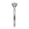 Azucena - Platinum Round Solitaire Diamond Engagement Ring - 0.05 ct